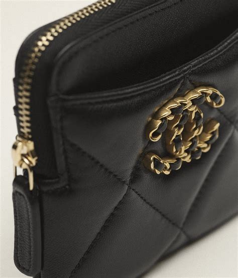 chanel classic zipped coin purse gold|Chanel zippy coin purse.